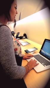 Photo of Student with Laptop.