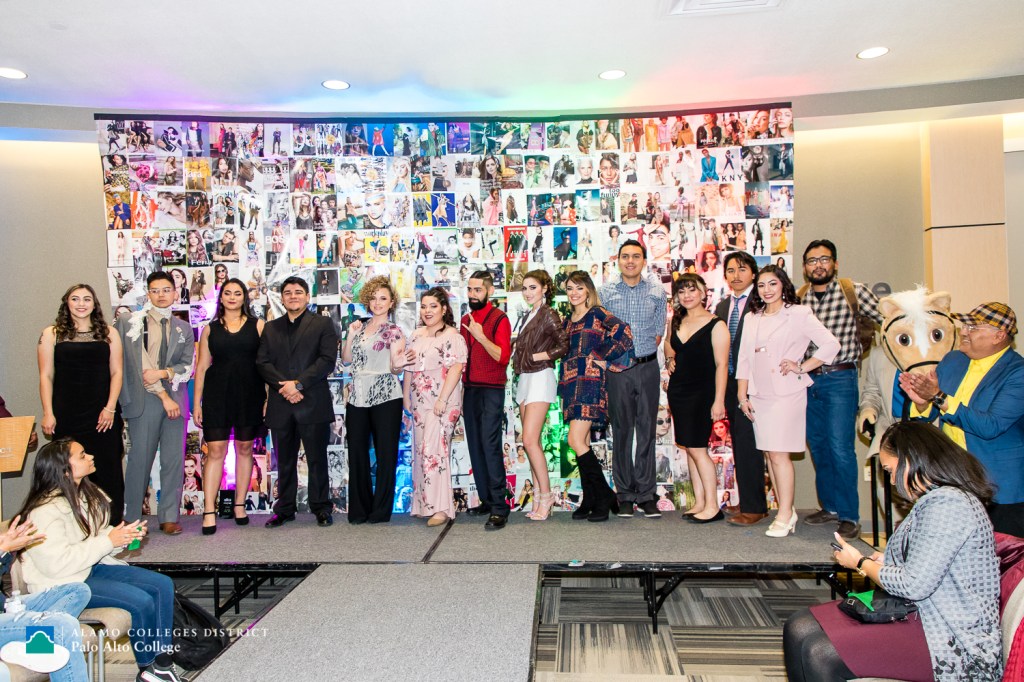 Photo of the 2019 America Recycles Day Fashion Show participants by Jason Gaines.